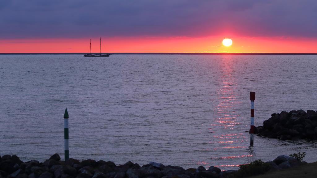 Beach-Dijkvilla Seaview Horizons Makkum Oda fotoğraf